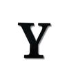 Alphabet Wall Sign Lettering - Decorative 3D Printed Home Sign - Personalize your Living Room and Bedroom Wall - Letter Symbol Wall Decor (Y) view 2