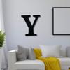 Alphabet Wall Sign Lettering - Decorative 3D Printed Home Sign - Personalize your Living Room and Bedroom Wall - Letter Symbol Wall Decor (Y) view 3