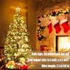 ODEETRONIC Star Christmas Tree Topper, 9.5in UL Certified 3D Star Tree Topper Lights, Double Sided Christmas Tree-top with 10 Count Incandescent Warm White Lights for Xmas Tree New Year Home, Silver view 2