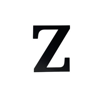 Alphabet Wall Sign Lettering - Decorative 3D Printed Home Sign - Personalize your Living Room and Bedroom Wall - Letter Symbol Wall Decor (Z)