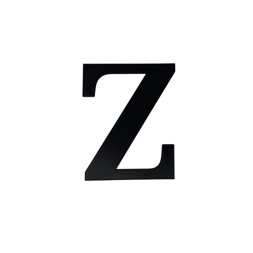 Alphabet Wall Sign Lettering - Decorative 3D Printed Home Sign - Personalize your Living Room and Bedroom Wall - Letter Symbol Wall Decor (Z)