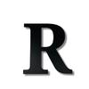 Alphabet Wall Sign Lettering - Decorative 3D Printed Home Sign - Personalize your Living Room and Bedroom Wall - Letter Symbol Wall Decor (R) view 2