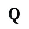 Alphabet Wall Sign Lettering - Decorative 3D Printed Home Sign - Personalize your Living Room and Bedroom Wall - Letter Symbol Wall Decor (Q) view 1