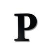 Alphabet Wall Sign Lettering - Decorative 3D Printed Home Sign - Personalize your Living Room and Bedroom Wall - Letter Symbol Wall Decor (P) view 2