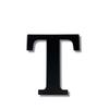 Alphabet Wall Sign Lettering - Decorative 3D Printed Home Sign - Personalize your Living Room and Bedroom Wall - Letter Symbol Wall Decor (T) view 2
