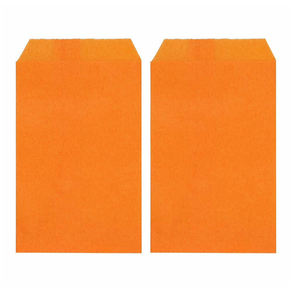 Quotidian Gold Flat Medium Greaseproof Paper Bags 5x7 in, 100 Count