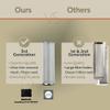 1 Gallon Cold Brew Coffee Maker - 3rd Generation Fine Mesh Filter - Stainless Steel Spigot - Extra Thick Large Glass Mason Jar Drink Dispenser Carafe, Iced Coffee Maker & Sun Tea Pitcher with Infuser. view 3