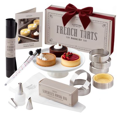 French Tart Baking Set | Mothers Day Unique Baking Gifts Kitchen Baking Supplies Present Food Making Kit For Adults & Parisian Cooking Tools for Pastry Dessert