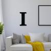 Alphabet Wall Sign Lettering - Decorative 3D Printed Home Sign - Personalize your Living Room and Bedroom Wall - Letter Symbol Wall Decor (I) view 3