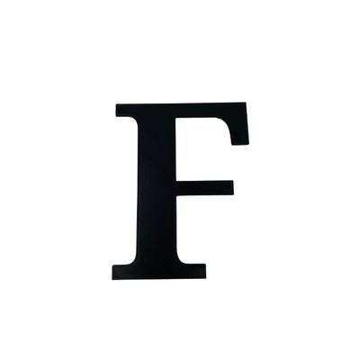 Alphabet Wall Sign Lettering - Decorative 3D Printed Home Sign - Personalize your Living Room and Bedroom Wall - Letter Symbol Wall Decor (F)