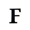 Alphabet Wall Sign Lettering - Decorative 3D Printed Home Sign - Personalize your Living Room and Bedroom Wall - Letter Symbol Wall Decor (F) view 1