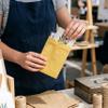 Quotidian Lemon Yellow Flat Medium Greaseproof Paper Bags 4x6 in, 100 Count view 3