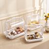 Bottle Drying Rack Handheld Box Portable Bread Box Storage Drainer Bottle with Cover for Milk Dessert L view 4