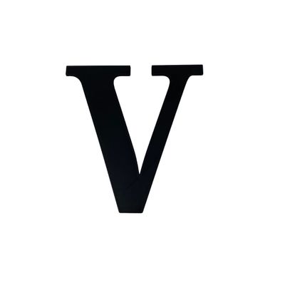 Alphabet Wall Sign Lettering - Decorative 3D Printed Home Sign - Personalize your Living Room and Bedroom Wall - Letter Symbol Wall Decor (V)