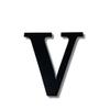 Alphabet Wall Sign Lettering - Decorative 3D Printed Home Sign - Personalize your Living Room and Bedroom Wall - Letter Symbol Wall Decor (V) view 2