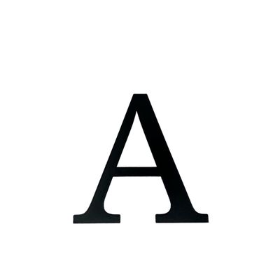 Alphabet Wall Sign Lettering - Decorative 3D Printed Home Sign - Personalize your Living Room and Bedroom Wall - Letter Symbol Wall Decor (A)