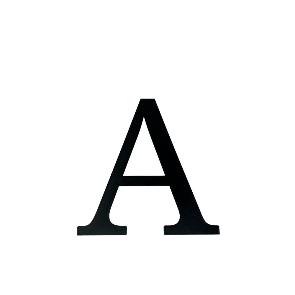 Alphabet Wall Sign Lettering - Decorative 3D Printed Home Sign - Personalize your Living Room and Bedroom Wall - Letter Symbol Wall Decor (A)