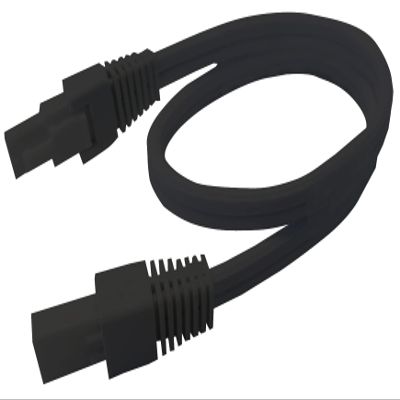 12" Noble Pro 2 & Koren Connector Cord - Black