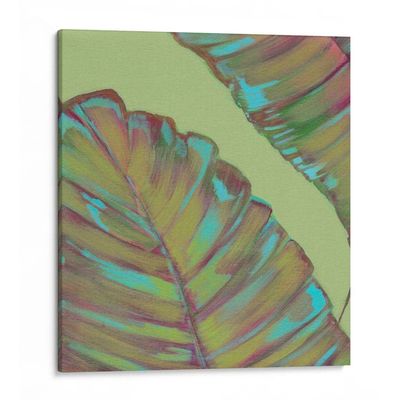 Canvas Lab | Kona Garden I by Jodi Fuchs | 12 x 16 in | Canvas Print Wall Art | Botanical, Coastal, Floral, Nature, Tropical | Wall Decor for Bedroom, Living Room or Office