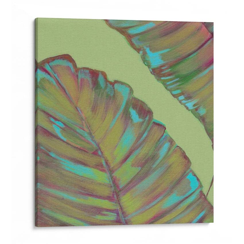 Canvas Lab | Kona Garden I by Jodi Fuchs | 12 x 16 in | Canvas Print Wall Art | Botanical, Coastal, Floral, Nature, Tropical | Wall Decor for Bedroom, Living Room or Office