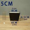 YQBUER Solid Wood Sofa Legs Square Coffee Table Legs Sofa Legs Wooden Cabinet Feet Coffee Table Legs Kitchen Armchair Sofa Bed with Screw Set (Color : Black, Size : 5Cm/2In) view 2