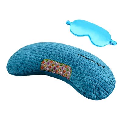 Buckwheat Pillow, Buckwheat Neck Pillow For Sleeping U Shaped Pillow Cooling Travel Head Support Pillow For Neck Pain Relief Side Sleepers Buckwheat Hulls Concealed Zipper