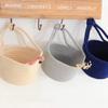 LIFKOME Stuff Basket Toy Baskets s Jute Rope Hanging Planter Cotton Rope Hanging Wicker Stair Small Storage Bucket Flower Decorations Baby Makeup Brush Front Door view 3