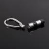 LiHiFG 316L Stainless Steel Cylinder Memorial Urn Keychain Cremation Ashes Key Chain for Men and Women view 3