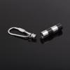 LiHiFG 316L Stainless Steel Cylinder Memorial Urn Keychain Cremation Ashes Key Chain for Men and Women view 4