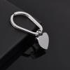 LiHiFG Keepsake Key Chain Paw Print Heart Urn Key Ring Car Accessorial Holder Jewelry for Pet Ashes view 3