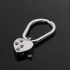 LiHiFG Keepsake Key Chain Paw Print Heart Urn Key Ring Car Accessorial Holder Jewelry for Pet Ashes view 4