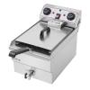 Ochine Electric Deep Fryer Stainless Steel Commercial Deep Fryer Single or Double Countertop Oil Fryer with Removable Basket and Temperature Limiter for Commercial and Home Use (Ship from USA) view 1