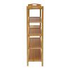 5 Tier Bamboo Shoe Rack,Wooden Shoe Shelf Storage Organizer,Shoe Storage Organizer Entryway Shoe Shelf,Perfect for Entryway,Hallway,Closet,Living Room - Shoe Shelf Closets Free Standing Shelves view 4