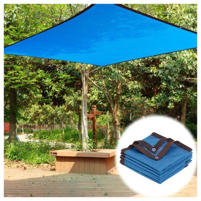 Sunblock Shade Cloth Net Blue,Shade Netting with Grommets,90% Shading Rate,Shade Mesh Tarp for Outdoor Garden Pergola Patio Greenhouse Plants,Customizable Shading Net,Blue-2x7m(6.6 * 23ft)
