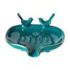 Algado Bird Shape Soap Bar Holder, Green Ceramics Soap Dishes for Bathroom, Self Draining Soap Tray for Bathroom, Kitchen, Shower, Home view 1