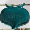 Algado Bird Shape Soap Bar Holder, Green Ceramics Soap Dishes for Bathroom, Self Draining Soap Tray for Bathroom, Kitchen, Shower, Home view 3