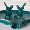 Algado Bird Shape Soap Bar Holder, Green Ceramics Soap Dishes for Bathroom, Self Draining Soap Tray for Bathroom, Kitchen, Shower, Home view 4