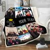 2024 Personalized Graduation Photo Blanket, Custom Year & Images, Congratulations Gift Gesture for The One Who is Achieving Success & Getting Graduated, Soft Blanket Proudly Printed in USA view 4