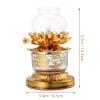Alloy Small Oil Lamp Liquid Dimming Buddha Offering Light Retro Design for Indoor Use Portable and Lightweight Butter Lamp for Home and Sacred Lighting view 2