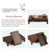 GFDSHJK Wooden Carved Altar Table Multifunction Meditation Table Altar Personal Meditation Table Solid Wood Hand-Carved (Size : 40.5 * 24 * 11.5cm) view 3