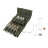 Easnea Glass Spice Jars Bottles Spice Storage Containers with Lids for Outdoor Camping BBQ Hiking Storing Spice,Herbs and Powders - 9pcs Green view 1