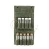 Easnea Glass Spice Jars Bottles Spice Storage Containers with Lids for Outdoor Camping BBQ Hiking Storing Spice,Herbs and Powders - 9pcs Green view 3