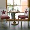 Soft Chair Protectors Covers Washable Chair Seat Covers Set of 6 West Texas Star Rusric Wood Board Farmhouse Smooth Chair Slipcovers Chair Cover for Home Coffee Wedding view 2
