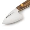 Arcos Cheese Knife set 3 pieces. Nitrum Stainless Steel. Very useful set for irregular pieces of hard cheeses, soft cheeses and creamy cheeses. Handle 100% Ovengkol wood Series Nordika. Color Brown. view 4