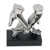 AFD Home Mirrored Silvered Love Lock view 2