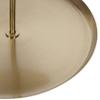 Kate and Laurel Laranya Modern Two Tier Tray; 12 x 12 x 15; Black and Gold; Decorative Round Multi Tiered Tray for Display and Storage view 3