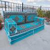 8 Thickness Arabic Floor Sofa Seating Set, Modular Sofa, Floor Sofas, Sectional Sofa, Arabic Majlis, Bench Cushions, Terracce Sofa (Turquoise) view 1