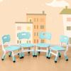 WHY TOYS 4 Piece Kids Chair Set 3 Levels Adjustable Stackable Kids Chairs Ideal for Playrooms, Schools, Daycares and Homes Washable and Easy to Clean Max Weight 220LB(Mint Green4Piece Set) view 1