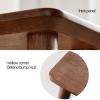 XJHOME Solid Wood Stool Wooden Small Foot Step Stools Home and Garden Solid Wooden Bar Stool Kitchen Pub Cafe Step Stool, Multi Purpose Small Seat Storage Shelf view 3