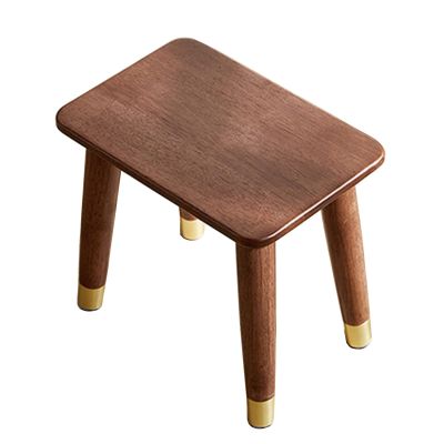 Solid Wood Stool Wooden Small Foot Step Stools Wood Seat Comfortable Sitting Strong Legs Stool Minimalist Loft Solid Wooden Stool Home Dcor Stylish Minimal Classic Room Decorations Wooden Bench